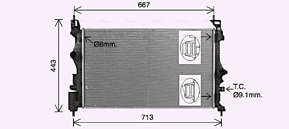 Ava Cooling Radiateur OL2700