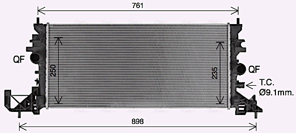 Ava Cooling Radiateur OL2703