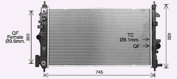 Ava Cooling Radiateur OL2726