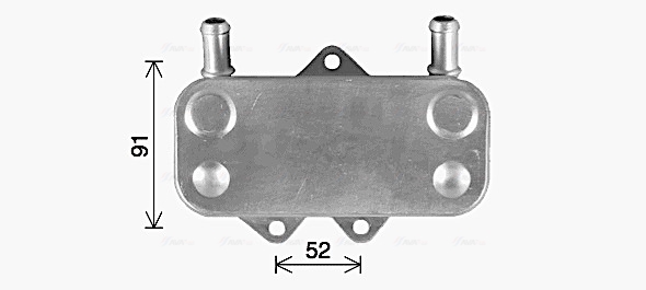 Ava Cooling Oliekoeler motorolie OL3704