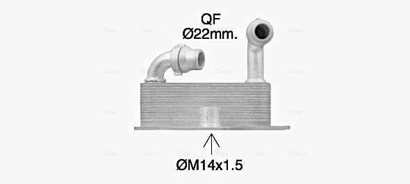 Ava Cooling Oliekoeler motorolie OL3705