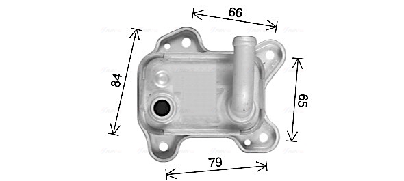 Oliekoeler motorolie Ava Cooling OL3715