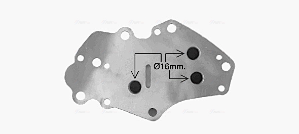 Ava Cooling Oliekoeler motorolie OL3742