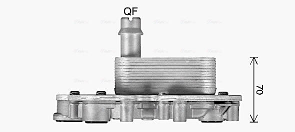 Ava Cooling Oliekoeler motorolie OL3742H