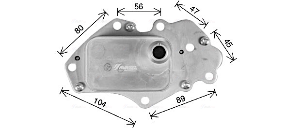 Ava Cooling Oliekoeler motorolie OL3742H