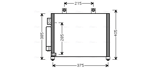 Airco condensor Ava Cooling OL5342D