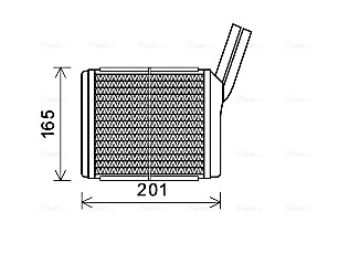 Kachelradiateur Ava Cooling OL6551