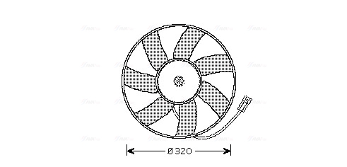 Ventilatorwiel-motorkoeling Ava Cooling OL7522