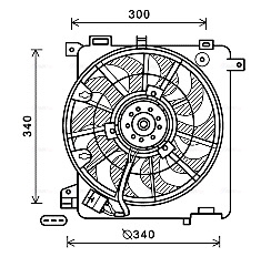 Ventilatorwiel-motorkoeling Ava Cooling OL7635