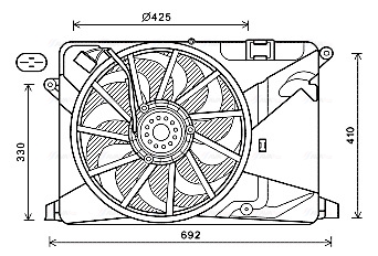 Ventilatorwiel-motorkoeling Ava Cooling OL7669