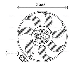 Ventilatorwiel-motorkoeling Ava Cooling OL7670