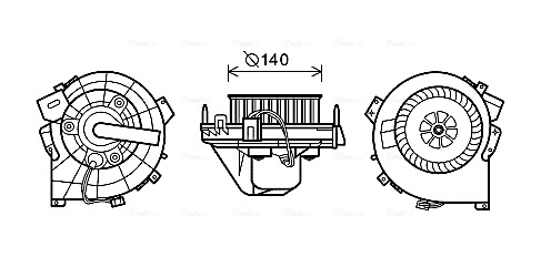 Kachelventilator Ava Cooling OL8609