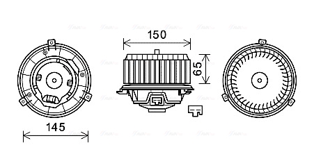 Kachelventilator Ava Cooling OL8674