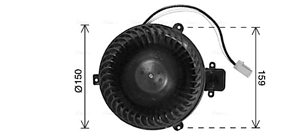 Ava Cooling Kachelventilator OL8723