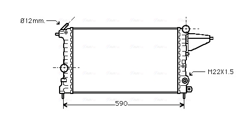 Radiateur Ava Cooling OLA2161