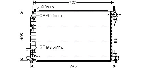 Radiateur Ava Cooling OLA2341