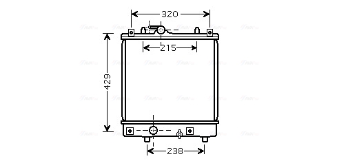 Radiateur Ava Cooling OLA2382