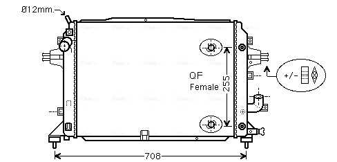 Radiateur Ava Cooling OLA2460