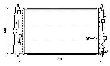 Radiateur Ava Cooling OLA2488