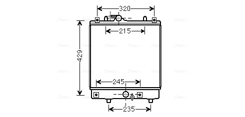 Radiateur Ava Cooling OLA2542