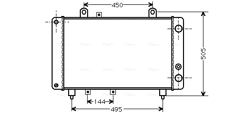 Radiateur Ava Cooling PE2081