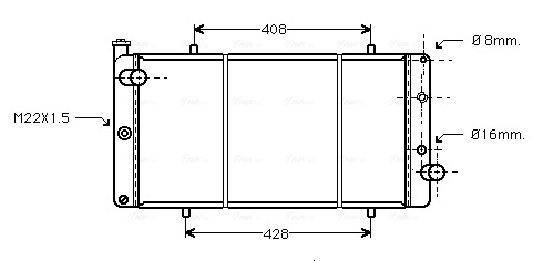 Radiateur Ava Cooling PE2110