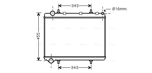 Radiateur Ava Cooling PE2259