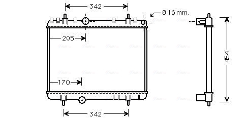 Radiateur Ava Cooling PE2265