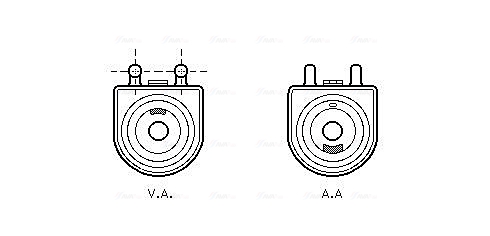 Oliekoeler motorolie Ava Cooling PE3271