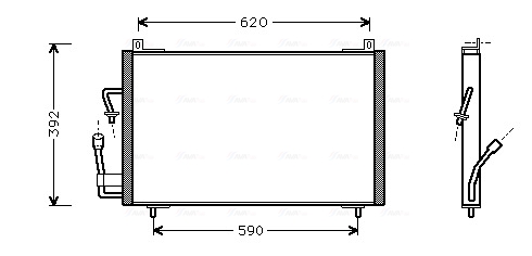 Airco condensor Ava Cooling PE5182