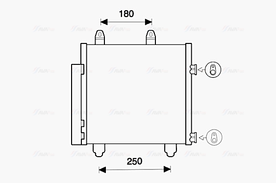 Airco condensor Ava Cooling PE5398D