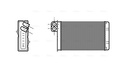 Kachelradiateur Ava Cooling PE6233