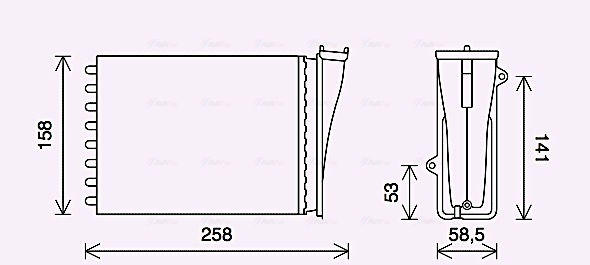 Kachelradiateur Ava Cooling PE6413