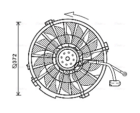 Ventilatorwiel-motorkoeling Ava Cooling PE7555