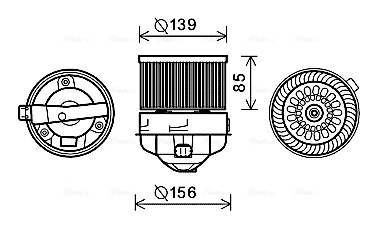 Kachelventilator Ava Cooling PE8370