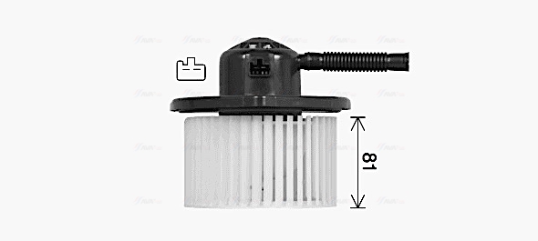 Ava Cooling Kachelventilator PE8428