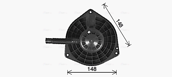 Kachelventilator Ava Cooling PE8428