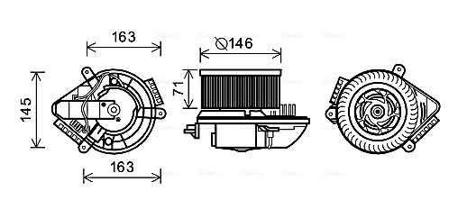 Kachelventilator Ava Cooling PE8504