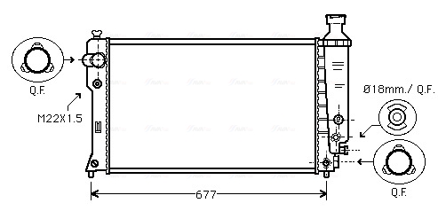 Radiateur Ava Cooling PEA2135