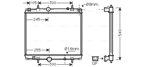 Radiateur Ava Cooling PEA2237