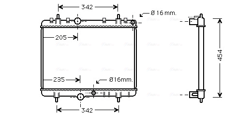 Radiateur Ava Cooling PEA2241