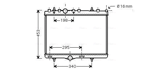 Radiateur Ava Cooling PEA2255