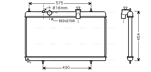 Radiateur Ava Cooling PEA2256