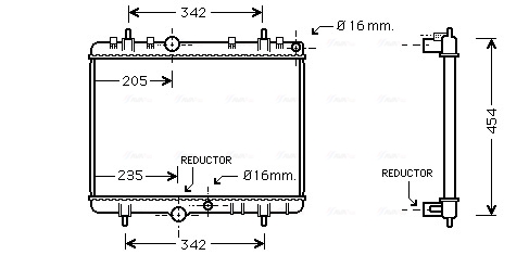 Radiateur Ava Cooling PEA2280