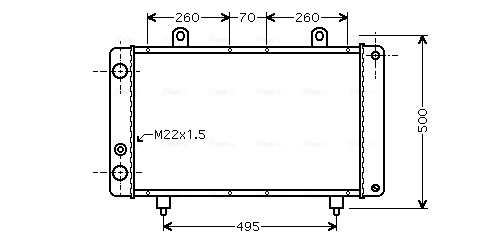 Radiateur Ava Cooling PEA2319