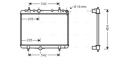 Radiateur Ava Cooling PEA2330