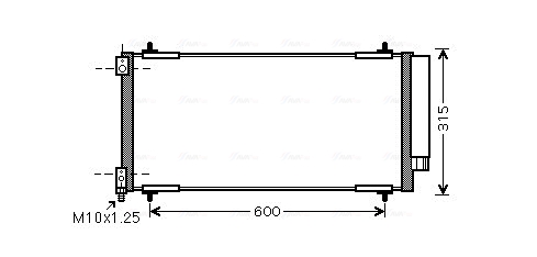 Airco condensor Ava Cooling PEA5301D