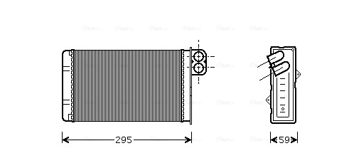 Kachelradiateur Ava Cooling PEA6240