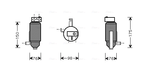 Airco droger/filter Ava Cooling PED059