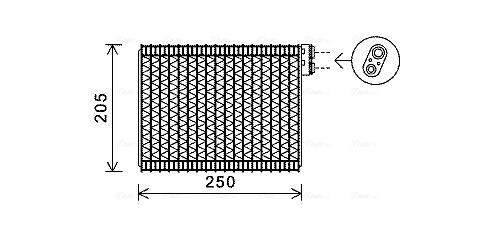 Airco verdamper Ava Cooling PEV352